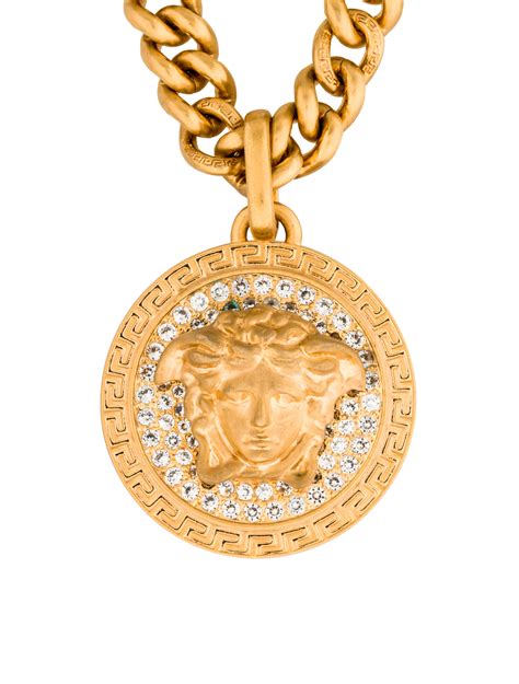 Versace medusa pendant